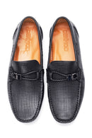 Men's Leather Printed Loafer | Derimod Men's Leather Printed Loafer | Derimod