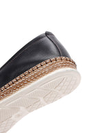 Women's Black Leather Comfort Loafer | Derimod Women's Black Leather Comfort Loafer | Derimod