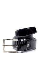 Men's Black Patent Leather Belt | Derimod Men's Black Patent Leather Belt | Derimod