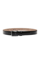 Men's Black Patent Leather Belt | Derimod Men's Black Patent Leather Belt | Derimod