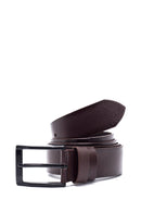 Men's Brown Leather Belt | Derimod Men's Brown Leather Belt | Derimod