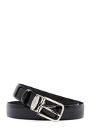 Men's Black Leather Belt | Derimod Men's Black Leather Belt | Derimod