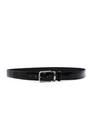 Men's Black Leather Belt | Derimod Men's Black Leather Belt | Derimod