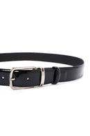 Men's Black Leather Belt | Derimod Men's Black Leather Belt | Derimod