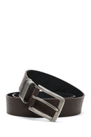 Men's Brown Leather Belt | Derimod Men's Brown Leather Belt | Derimod