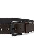 Men's Brown Leather Belt | Derimod Men's Brown Leather Belt | Derimod
