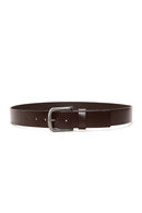 Men's Brown Leather Belt | Derimod Men's Brown Leather Belt | Derimod