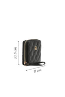 Women's Black Quilted Wallet | Derimod Women's Black Quilted Wallet | Derimod