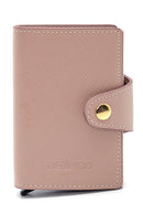 Women's Leather Printed Card Holder | Derimod Women's Leather Printed Card Holder | Derimod