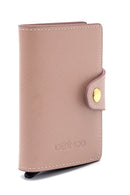 Women's Leather Printed Card Holder | Derimod Women's Leather Printed Card Holder | Derimod