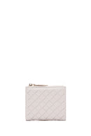 Women's Cream Knit Wallet | Derimod Women's Cream Knit Wallet | Derimod