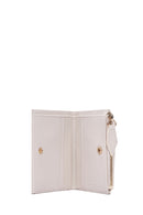 Women's Cream Knit Wallet | Derimod Women's Cream Knit Wallet | Derimod
