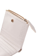 Women's Cream Knit Wallet | Derimod Women's Cream Knit Wallet | Derimod