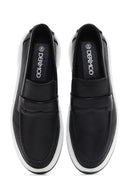 Erkek Siyah Deri Loafer | Derimod Erkek Siyah Deri Loafer | Derimod