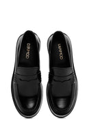 Kadın Siyah Deri Casual Loafer | Derimod Kadın Siyah Deri Casual Loafer | Derimod