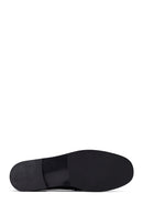 Woman Black Leather Loafers | Derimod Woman Black Leather Loafers | Derimod