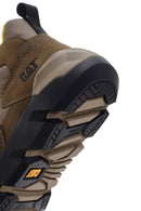 Caterpillar Men's Green Crail Sport Mid Nubuck Outdoor Boots | Derimod Caterpillar Men's Green Crail Sport Mid Nubuck Outdoor Boots | Derimod