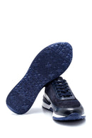 Erkek Deri Süet Detaylı Sneaker | Derimod Erkek Deri Süet Detaylı Sneaker | Derimod