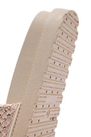 Woman Pink Stone Slippers | Derimod Woman Pink Stone Slippers | Derimod
