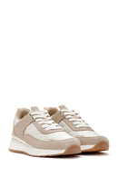 Women's Beige Thick Soled Sneaker | Derimod Women's Beige Thick Soled Sneaker | Derimod