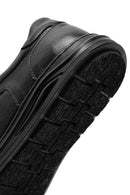 Erkek Siyah Bağcıklı Deri Sneaker | Derimod Erkek Siyah Bağcıklı Deri Sneaker | Derimod