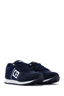 Caterpillar Men's Navy Blue Shelby Suede Leather Sneaker | Derimod Caterpillar Men's Navy Blue Shelby Suede Leather Sneaker | Derimod