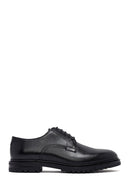 Men's Black Lace-Up Leather Classic Shoes | Derimod Men's Black Lace-Up Leather Classic Shoes | Derimod