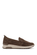 Women's Mink Suede Leather Loafer | Derimod Women's Mink Suede Leather Loafer | Derimod