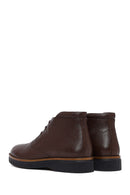 Men's Brown Lace-up Leather Boot | Derimod Men's Brown Lace-up Leather Boot | Derimod