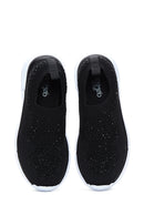 Kadın Siyah Taşlı Kumaş Sneaker | Derimod Kadın Siyah Taşlı Kumaş Sneaker | Derimod