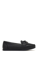 Kadın Siyah Tokalı Loafer | Derimod Kadın Siyah Tokalı Loafer | Derimod