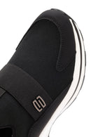 Erkek Siyah Kalın Tabanlı Kumaş Sneaker | Derimod Erkek Siyah Kalın Tabanlı Kumaş Sneaker | Derimod