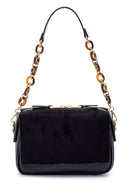Women's Suede Detailed Shoulder Bag | Derimod Women's Suede Detailed Shoulder Bag | Derimod