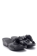 Women's Flower Detailed Slippers | Derimod Women's Flower Detailed Slippers | Derimod
