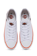 Harley Davidson Erkek Beyaz Peoria Sneaker | Derimod Harley Davidson Erkek Beyaz Peoria Sneaker | Derimod