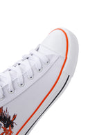 Harley Davidson Erkek Beyaz Peoria Sneaker | Derimod Harley Davidson Erkek Beyaz Peoria Sneaker | Derimod