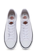 Harley Davidson Erkek Beyaz Ontario Sneaker | Derimod Harley Davidson Erkek Beyaz Ontario Sneaker | Derimod
