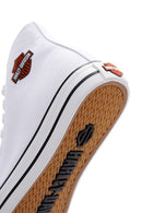 Harley Davidson Kadın Beyaz Pittsburgh Bilekli Sneaker | Derimod Harley Davidson Kadın Beyaz Pittsburgh Bilekli Sneaker | Derimod