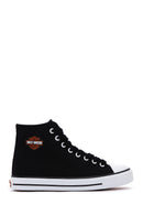 Harley Davidson Kadın Siyah Pittsburgh Bilekli Sneaker | Derimod Harley Davidson Kadın Siyah Pittsburgh Bilekli Sneaker | Derimod