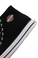 Harley Davidson Kadın Siyah Pittsburgh Bilekli Sneaker | Derimod Harley Davidson Kadın Siyah Pittsburgh Bilekli Sneaker | Derimod