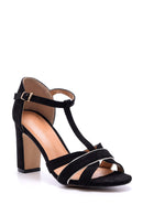 Women's Suede Heeled Shoes | Derimod Women's Suede Heeled Shoes | Derimod