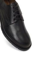Men's Black Lace-up Leather Casual Shoes | Derimod Men's Black Lace-up Leather Casual Shoes | Derimod