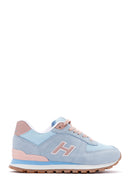 Hammer Jack Kadın Mavi Süet Deri Peru G Sneaker | Derimod Hammer Jack Kadın Mavi Süet Deri Peru G Sneaker | Derimod