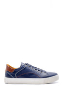 Erkek Dikiş Detaylı Deri Sneaker | Derimod Erkek Dikiş Detaylı Deri Sneaker | Derimod