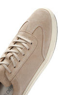 Erkek Bej Süet Deri Sneaker | Derimod Erkek Bej Süet Deri Sneaker | Derimod