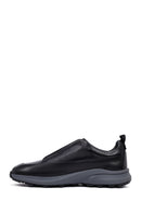 Erkek Siyah Kalın Tabanlı Deri Casual Sneaker | Derimod Erkek Siyah Kalın Tabanlı Deri Casual Sneaker | Derimod