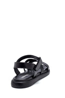 Women's Black Leather Sandals | Derimod Women's Black Leather Sandals | Derimod
