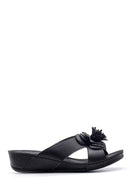 Women's Flower Detailed Slippers | Derimod Women's Flower Detailed Slippers | Derimod