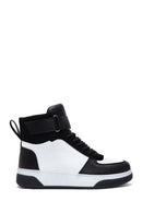 Women's Black High Top Sneaker | Derimod Women's Black High Top Sneaker | Derimod