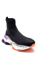 Women's Thick Colored Sole Sock Boots | Derimod Women's Thick Colored Sole Sock Boots | Derimod